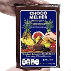 CHOCOMELHER Clasico, Cobertura Sabor A Chocolate 375 Grs. / Chocolate Flavored Coating 13.22