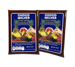 CHOCOMELHER Clasico, Cobertura Sabor a Chocolate 375 grs. / Chocolate Flavored Coating 13.22