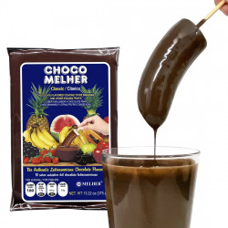 CHOCOMELHER Clasico, Cobertura Sabor a Chocolate 375 grs. / Chocolate Flavored Coating 13.22