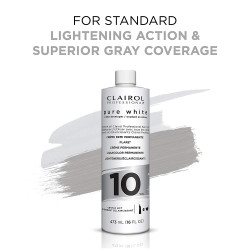 Clairol Professional Pure White Hair Developers for Lightening & Gray Coverage