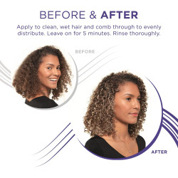 Clairol Professional Shimmer Lights Violet Toning Mask, Deep Conditions with Coconut, Jojoba & Argan Oil