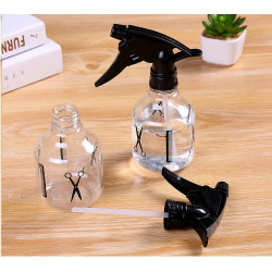 Clear Plastic Spray Bottle with Trigger Spray Mist Sprayer Hair Salon Supplies