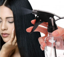 Clear Plastic Spray Bottle with Trigger Spray Mist Sprayer Hair Salon Supplies