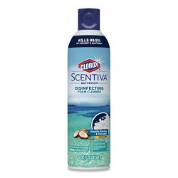 Clorox Bathroom Disinfecting Foam Cleaner Pacific Breeze & Coconut, 20 Oz