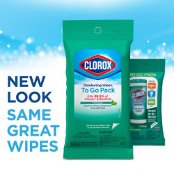 Clorox Disinfecting Wipes On The Go, Bleach Free Travel Wipes - Fresh Scent, 9 Ct (Pack Of 3)