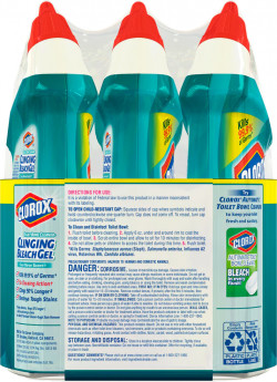 Clorox Toilet Bowl Cleaner with Bleach Value Pack, Cool Wave - 24 Ounces, 3 Pack