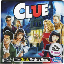 Clue Game, Mystery Board Game, Game For 2-6 Players