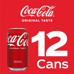 Coca-Cola Original Soda Pop, 12 Fl Oz, 12 Pack Cans