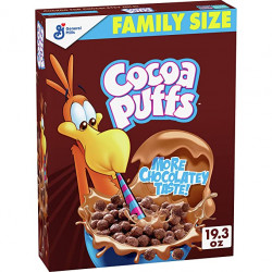 Cocoa Puffs, Chocolate Breakfast Cereal With Whole Grains