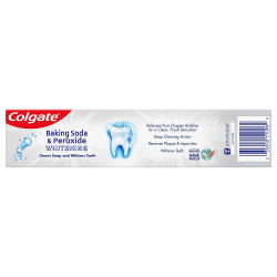 Colgate Baking Soda and Peroxide Whitening Bubbles Toothpaste, Brisk Mint, 8 Ounce