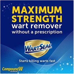 Compound W Maximum Strength One Step Plantar Wart Remover Foot Pads, 20 Count