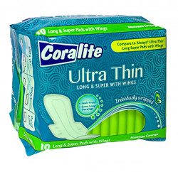 Coralite Ultra Thin Maxi Pads - Pack Of 10