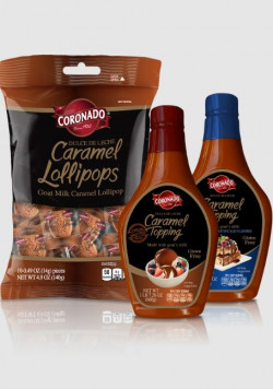 CORONADO Dulce De Leche Caramel Topping – Squeezable Bottle, 23.3oz
