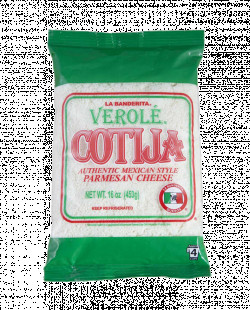 Verole cotija grated 16 oz authentic Mexican style parmesan cheese