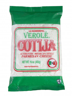 Verole Cotija Grated 16 Oz Authentic Mexican Style Parmesan Cheese
