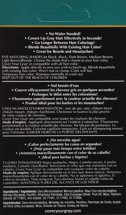 Cover Your Gray for Men Hair Color Touch-Up Stick