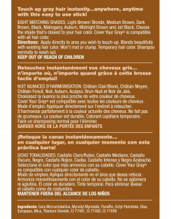 Cover Your Gray Hair Color Touch-up Stick - Mahagony