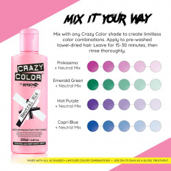 Crazy Color Semi Permanent Hair Colour, Blue Jade 67, 10g