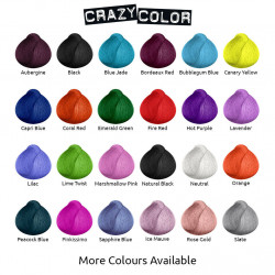 Crazy Color Semi Permanent Hair Colour, Blue Jade 67, 10g