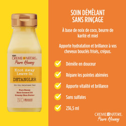 Creme of Nature Knot Away - Desenredador sin enjuague, 8 onzas