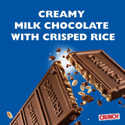 Crunch 100% Real Milk Chocolate Candy Bars