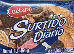 CUETARA SURTIDO DIARIO ASSORTED ASSORTED COOKIE 16 OZ