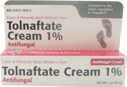 Cures & Prevents Most Athlete's Foot Tolnaftate Cream 1% Antifungal
