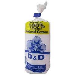 D and D COTTON ROLL 4 OZ