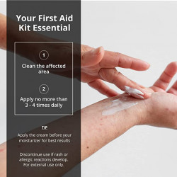 De La Cruz Hydrocortisone Cream - 1% Hydrocortisone Cream Maximum Strength Anti Itch Cream for Dry Skin, Redness, Dermatitis, Eczema and Rashes - Topical Ointment - 1 OZ (28g)