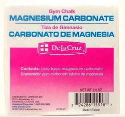 De La Cruz Magnesium Carbonate (Gym Chalk) / Carbonato De Magnesia 2 OZ.