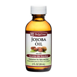 De La Cruz Pure Jojoba Oil, Expeller-Pressed, Hexane-Free, Non-GMO, Bottled In USA, 2 FL. OZ. (1 Bottle)