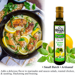 De La Rosa 100% ORGANIC Lemon Basil Infused Extra Virgin Olive Oil