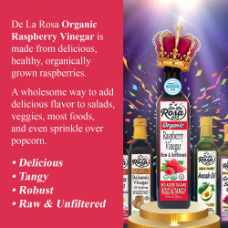De La Rosa ORGANIC 100% Pure Raspberry Vinegar