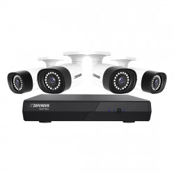Defender Sentinel 4-Channel 4-Camera 4K Security System With 1TB HDD NVR
