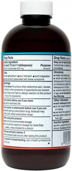 Desempacho Liquid Antacid - Sodium Bicarbonate Maximum Strength Heartburn and Acid Reflux Relief