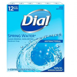 Dial Antibacterial Deodorant Spring Water Bar Soap - 4oz/12pk