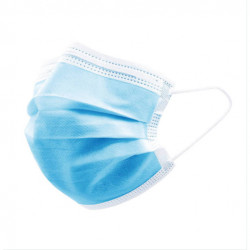 Disposable Kids Face Mask Child Size pleated 3 ply - 50 pieces Children Size Blue Boys
