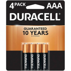 Duracell Coppertop AA Batteries - 4 Pack Alkaline Battery