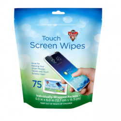 Dust-Off Touch Screen Wipes, 75 Ct.
