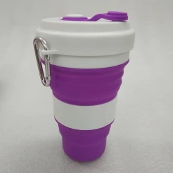 Collapsible Coffee Cup With Hook