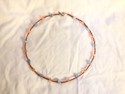 Crackle Bead Necklace
