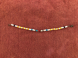 Asymmetrical Color Pattern Bracelet