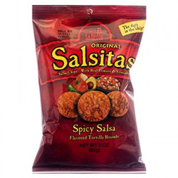 El Sabroso Salsitas Spicy Salsa Round Tortilla Chips, 1.5oz Bags