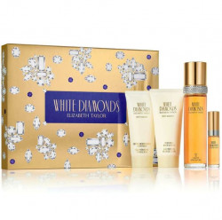 Elizabeth Taylor White Diamonds 4 Pcs Gift Set EDT 3.3 Oz