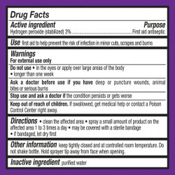 Equate Hydrogen Peroxide Topical Solution Antiseptic Spray, 8 fl oz (2 Pack)