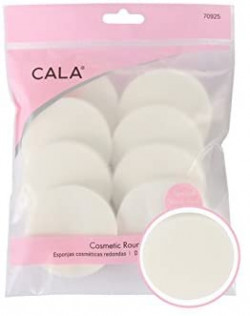 Esponja Redonda Para Cosméticos Cala, 8 Unidades