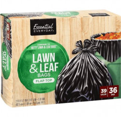 Essential Everyday Lawn & Leaf Flap Top Trash Bags