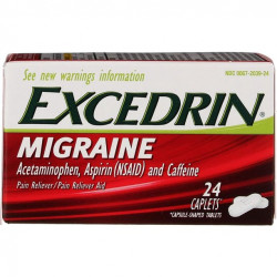 Excedrin Migraine for Migraine Relief, Caplets, 24 count