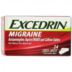 Excedrin Migraine Pain Relief, 24-Count Caplets Each