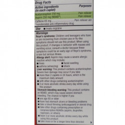 Excedrin Migraine for Migraine Relief, Caplets, 24 count